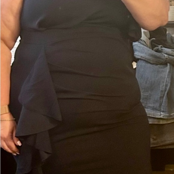 MUST Have! Curves for DAYS. Holiday Party?Wedding?! Navy Blue Dress, 20. 3X. - Picture 6 of 7